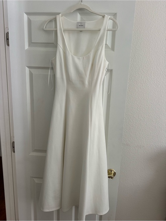 Reformation Dresses & Skirts - Reformation Cream Midi Scoop-Neck Dress